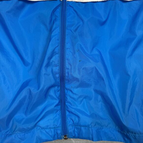 Vintage 80's Reebok Sport Blue, Purple and White Color Block Windbreaker - Large - Picture 7 of 10